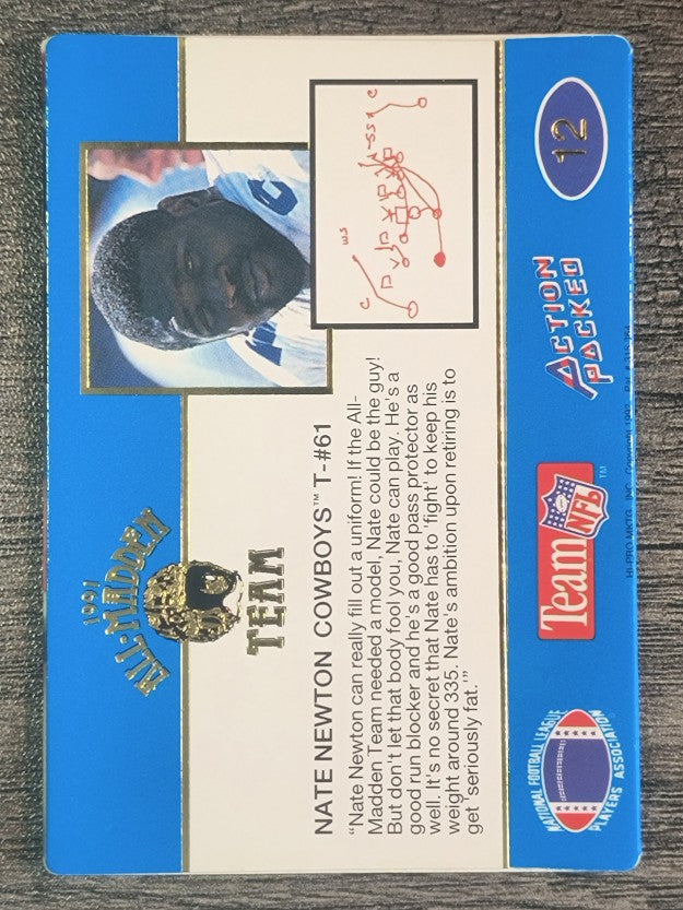 1991 Action Packed All-Madden #12 Nate Newton