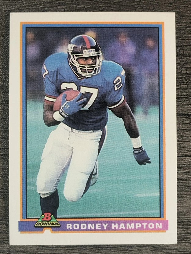 1991 Bowman #367 Rodney Hampton