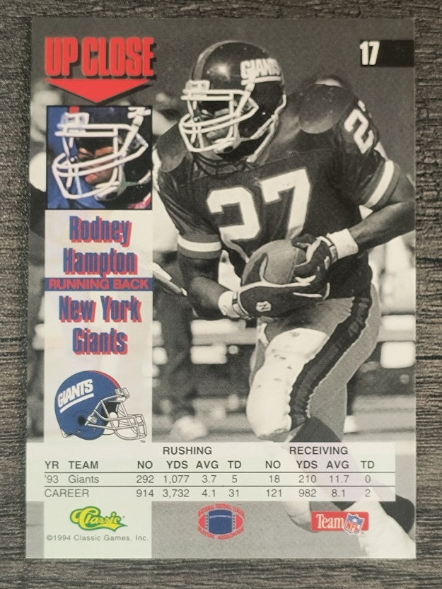 1994 Images #17 Rodney Hampton