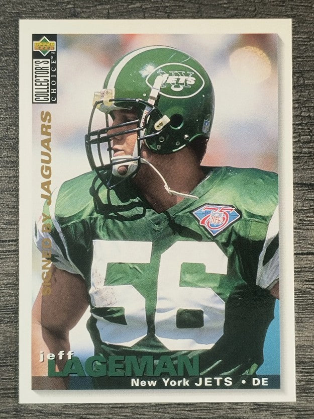 1995 Collector's Choice #336 Jeff Lageman
