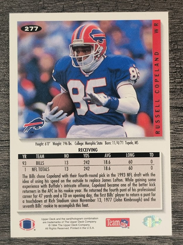 1994 Collector's Choice #277 Russell Copeland