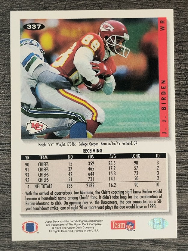 1994 Collector's Choice #337 J.J. Birden