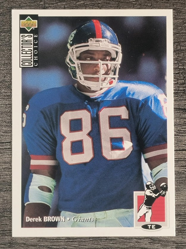 1994 Collector's Choice #326 Derek Brown TE