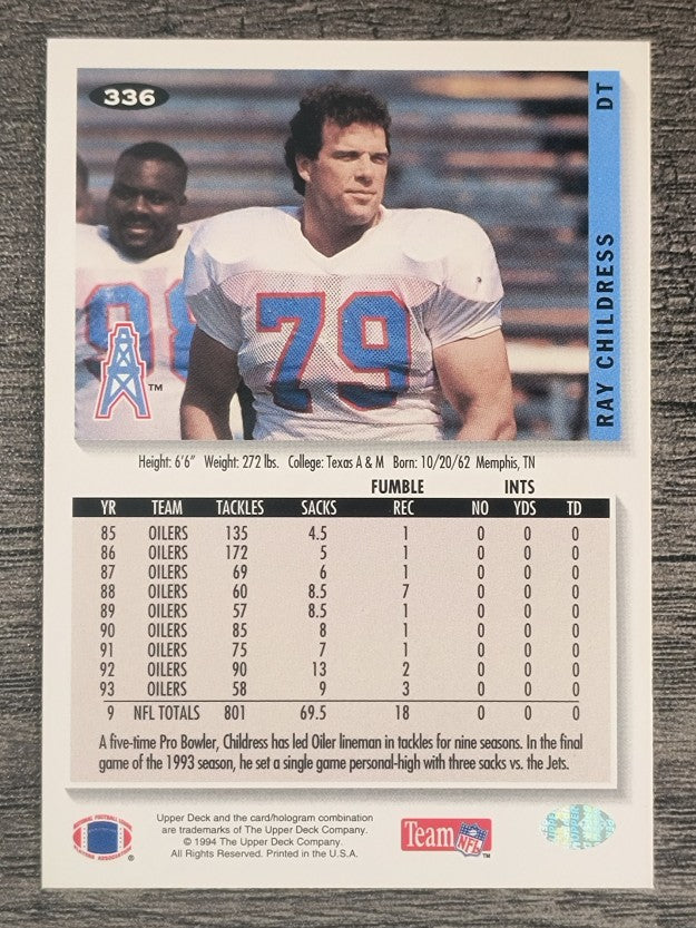 1994 Collector's Choice #336 Ray Childress