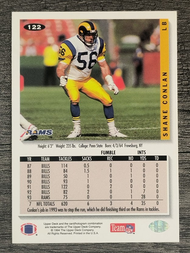 1994 Collector's Choice #122 Shane Conlan