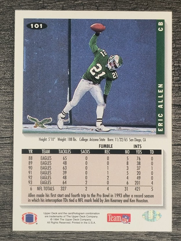 1994 Collector's Choice #101 Eric Allen