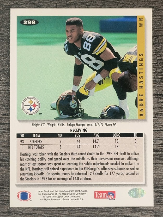 1994 Collector's Choice #298 Andre Hastings