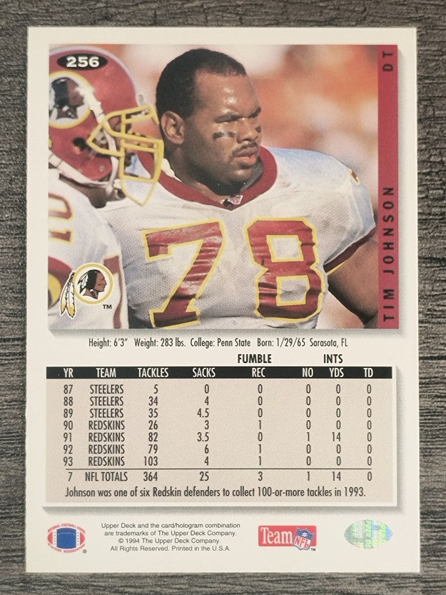 1994 Collector's Choice #256 Tim Johnson