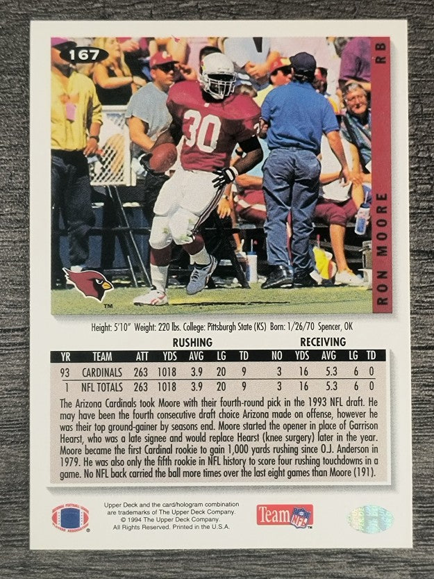 1994 Collector's Choice #167 Ronald Moore