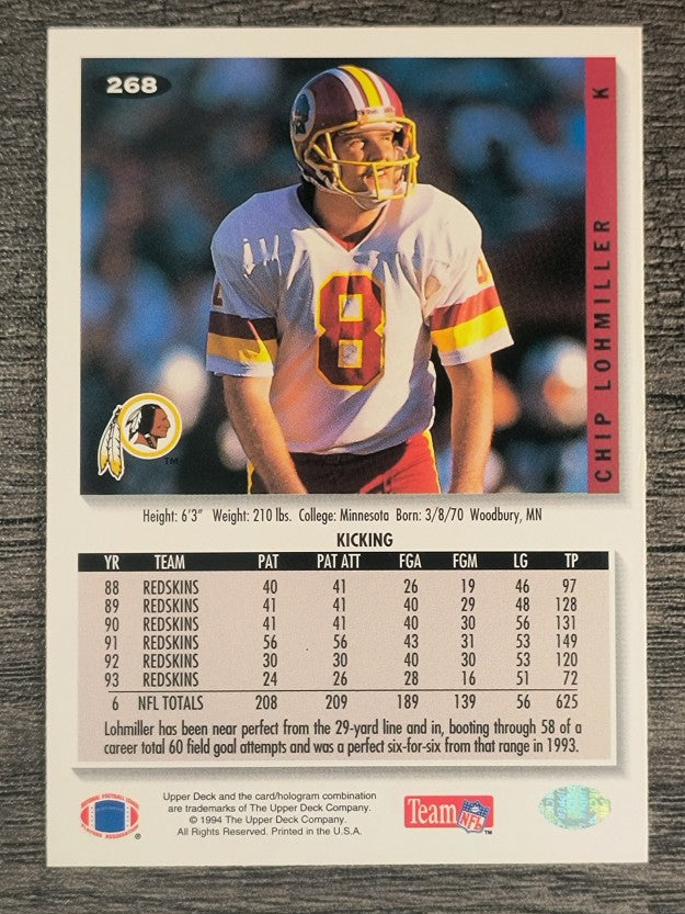 1994 Collector's Choice #268 Chip Lohmiller
