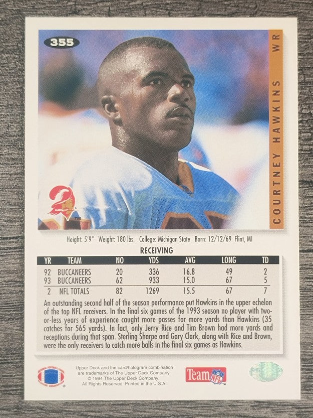 1994 Collector's Choice #355 Courtney Hawkins