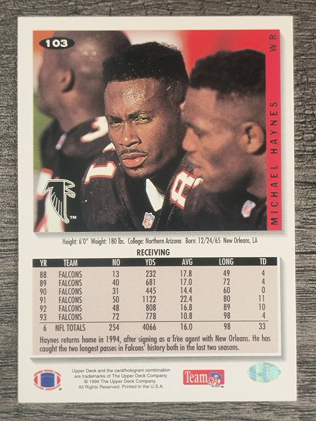1994 Collector's Choice #103 Michael Haynes