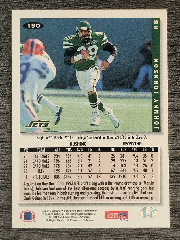 1994 Collector's Choice #190 Johnny Johnson