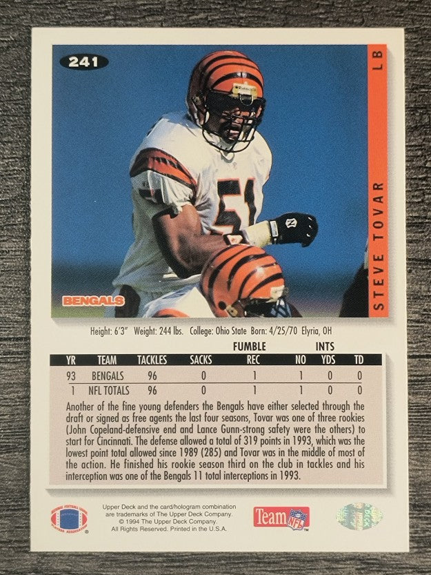 1994 Collector's Choice #241 Steve Tovar
