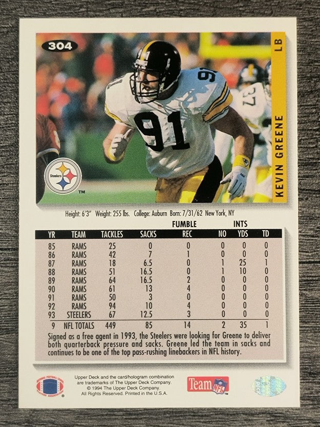 1994 Collector's Choice #304 Kevin Greene