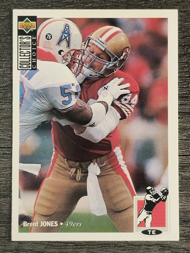 1994 Collector's Choice #341 Brent Jones
