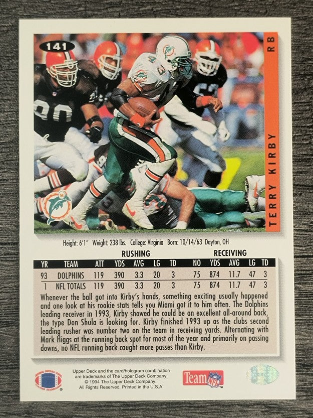 1994 Collector's Choice #141 Terry Kirby