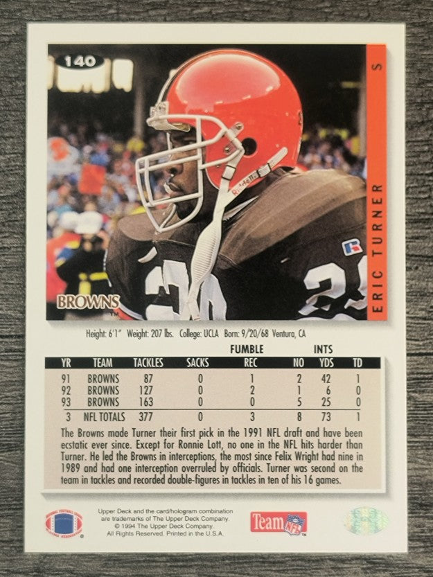 1994 Collector's Choice #140 Eric Turner