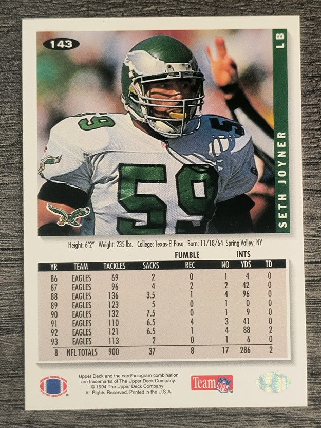 1994 Collector's Choice #143 Seth Joyner