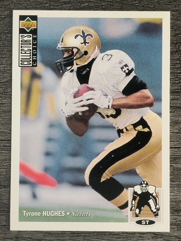 1994 Collector's Choice #136 Tyrone Hughes