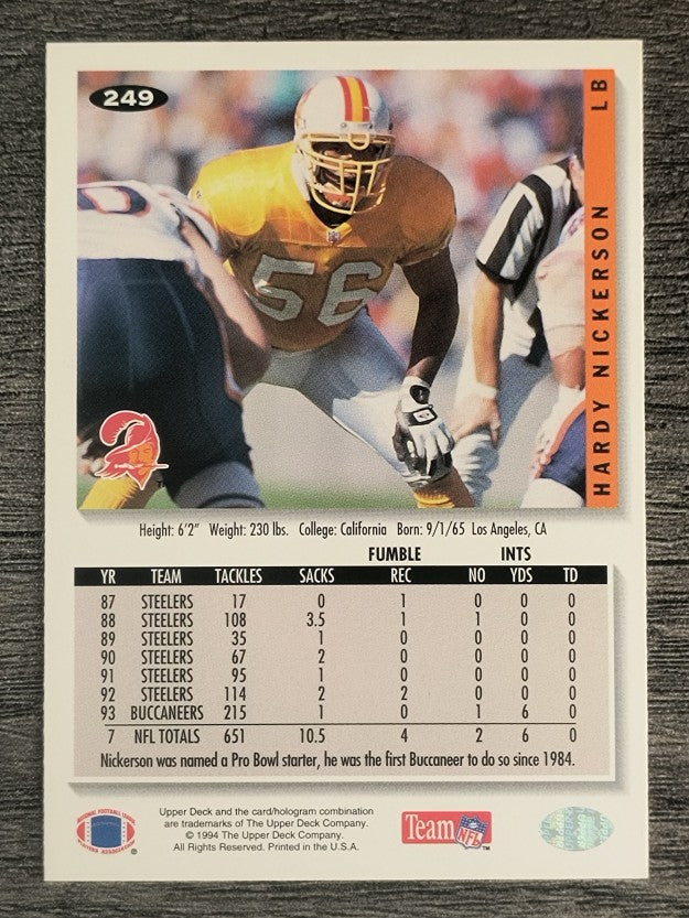 1994 Collector's Choice #249 Hardy Nickerson