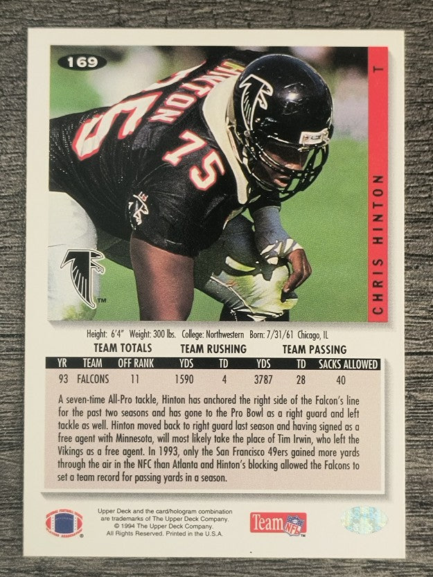 1994 Collector's Choice #169 Chris Hinton