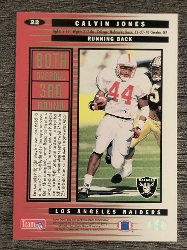 1994 Collector's Choice #22 Calvin Jones RC