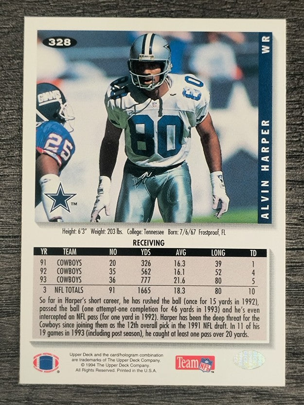 1994 Collector's Choice #328 Alvin Harper