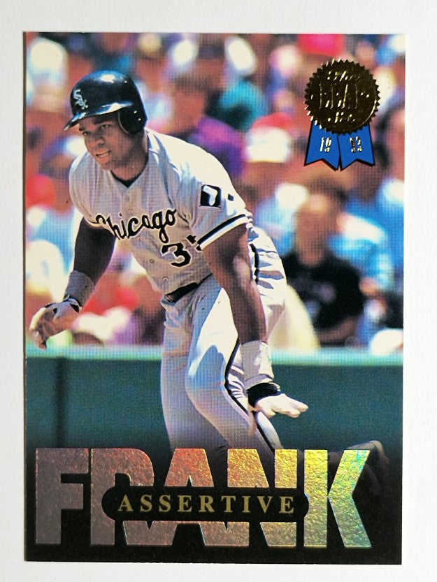 1993 Leaf Thomas #5 Frank Thomas/Assertive