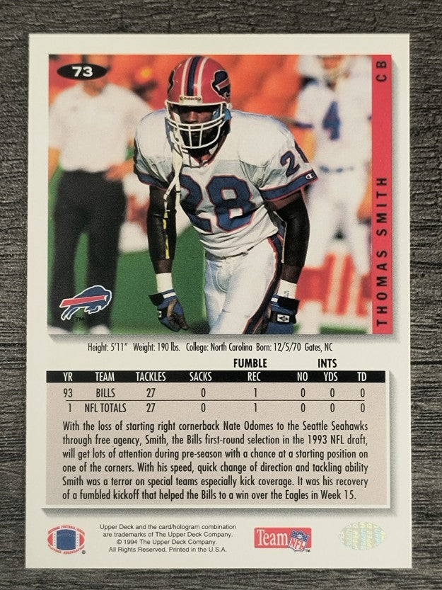 1994 Collector's Choice #73 Thomas Smith