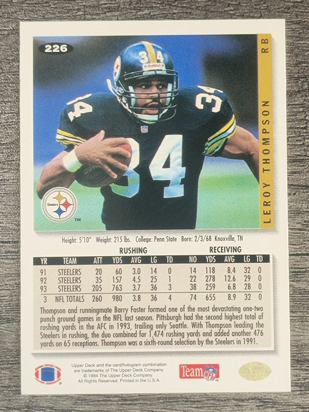 1994 Collector's Choice Silver #226 Leroy Thompson