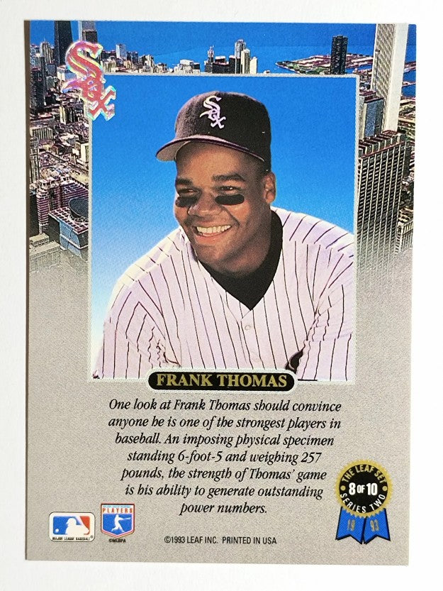1993 Leaf Thomas #8 Frank Thomas/Strength