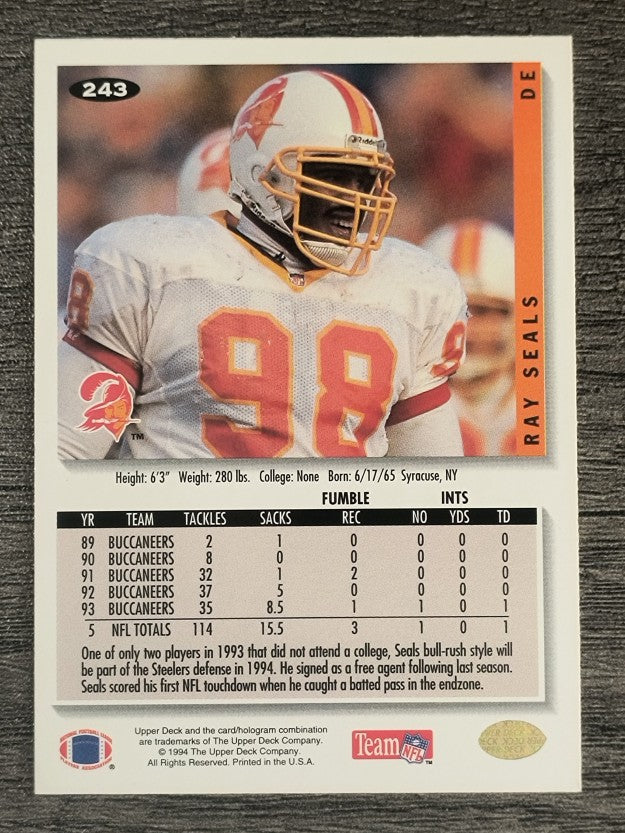1994 Collector's Choice Silver #243 Ray Seals
