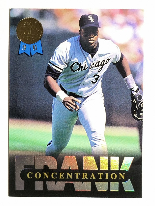 1993 Leaf Thomas #9 Frank Thomas/Concentration