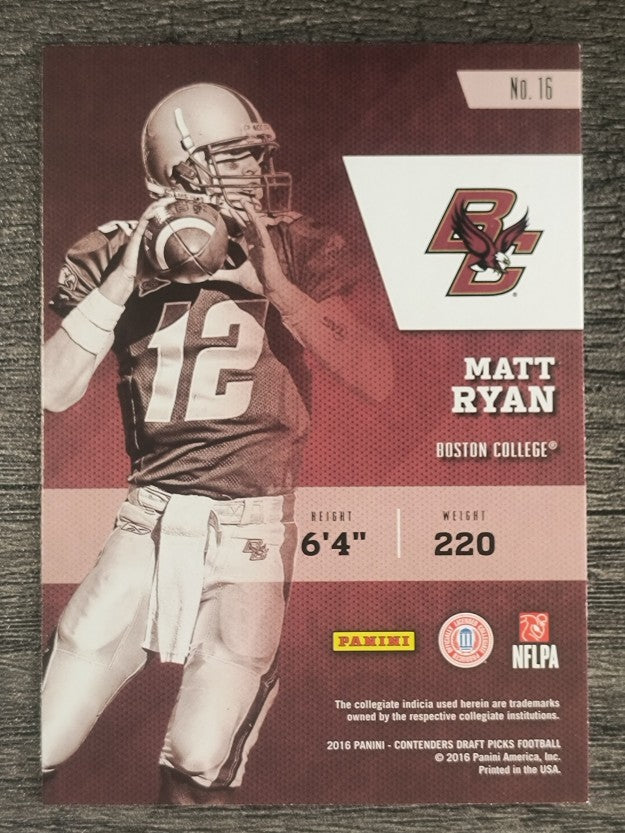 2016 Panini Contenders Draft Picks Class Reunion #16 Matt Ryan