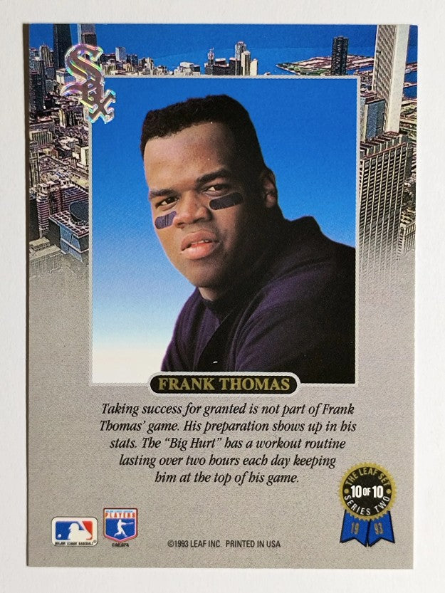 1993 Leaf Thomas #10 Frank Thomas/Preparation