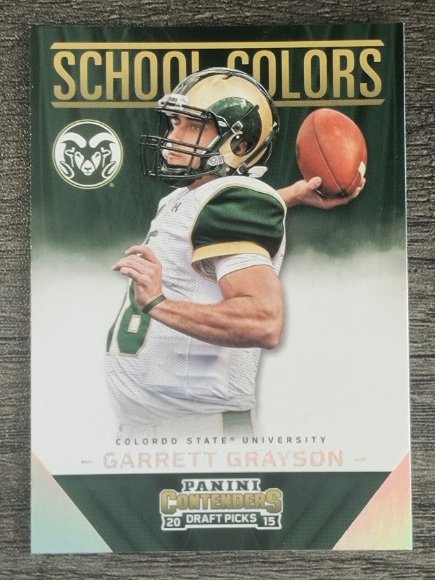 2015 Panini Contenders Draft Picks School Colors #49 Garrett Grayson