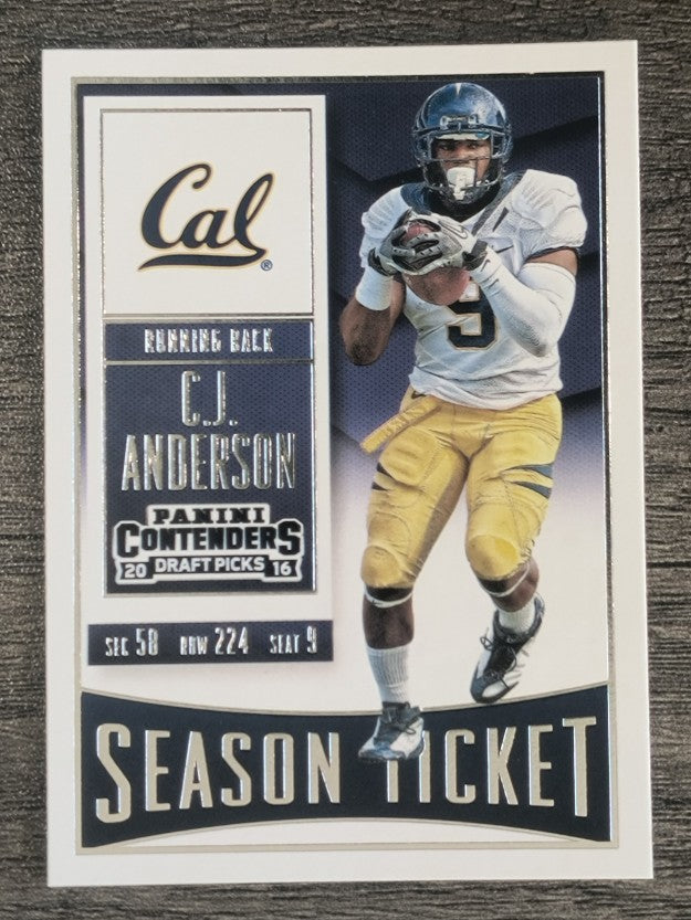 2016 Panini Contenders Draft Picks #15 C.J. Anderson