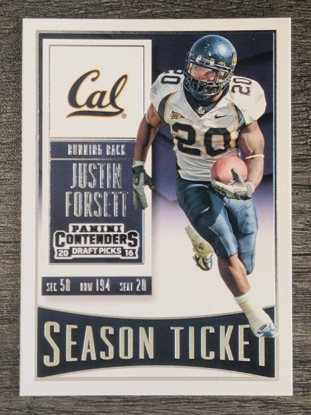 2016 Panini Contenders Draft Picks #57 Justin Forsett