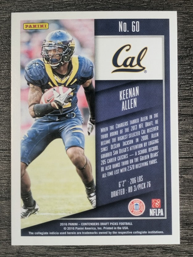2016 Panini Contenders Draft Picks #60 Keenan Allen