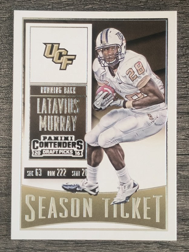 2016 Panini Contenders Draft Picks #64 Latavius Murray