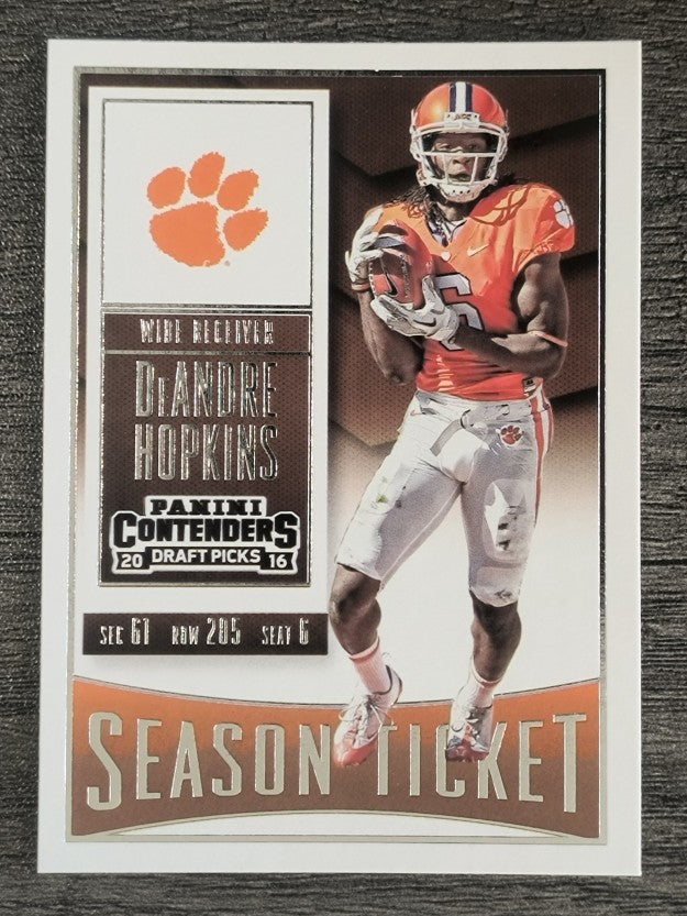 2016 Panini Contenders Draft Picks #26 DeAndre Hopkins