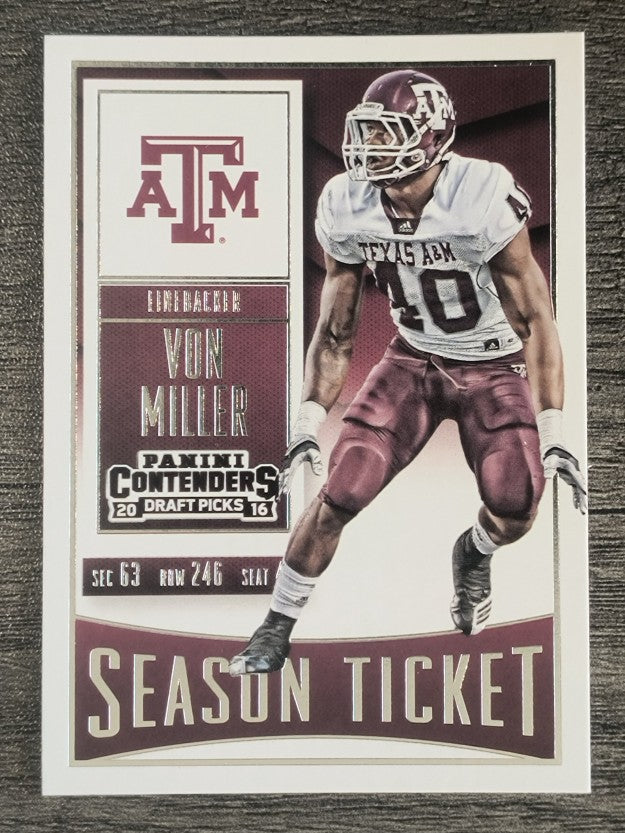 2016 Panini Contenders Draft Picks #99 Von Miller
