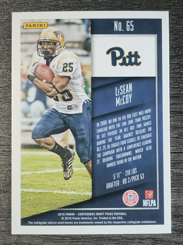 2016 Panini Contenders Draft Picks #65 LeSean McCoy