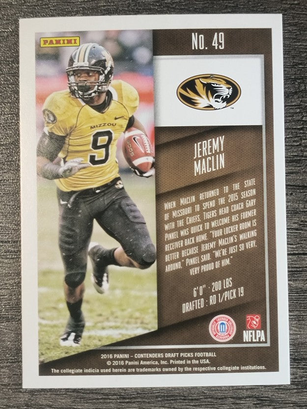 2016 Panini Contenders Draft Picks #49 Jeremy Maclin