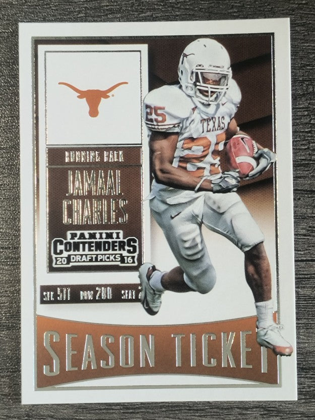 2016 Panini Contenders Draft Picks #44 Jamaal Charles