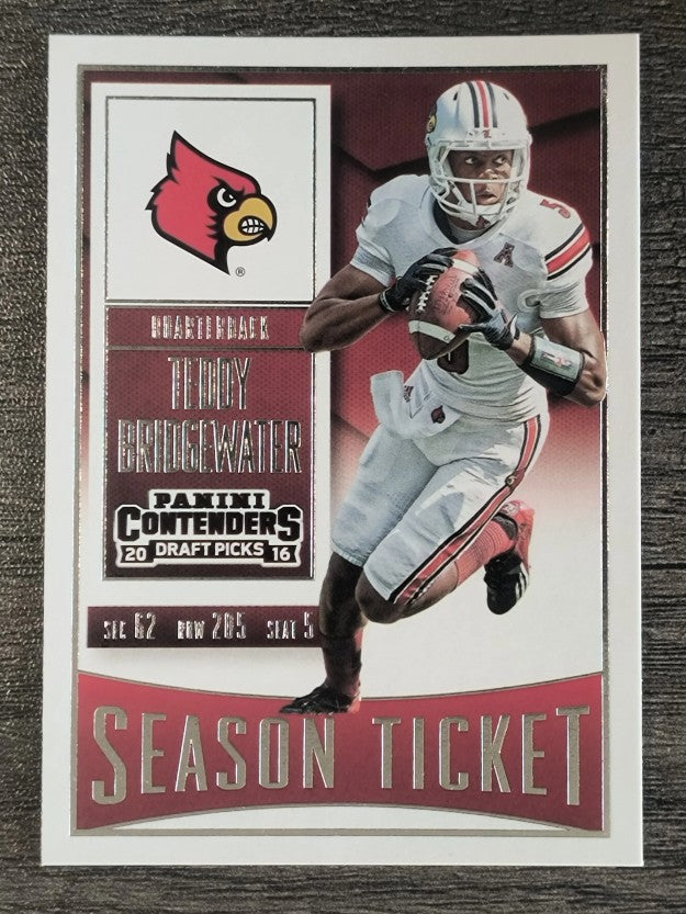 2016 Panini Contenders Draft Picks #91 Teddy Bridgewater
