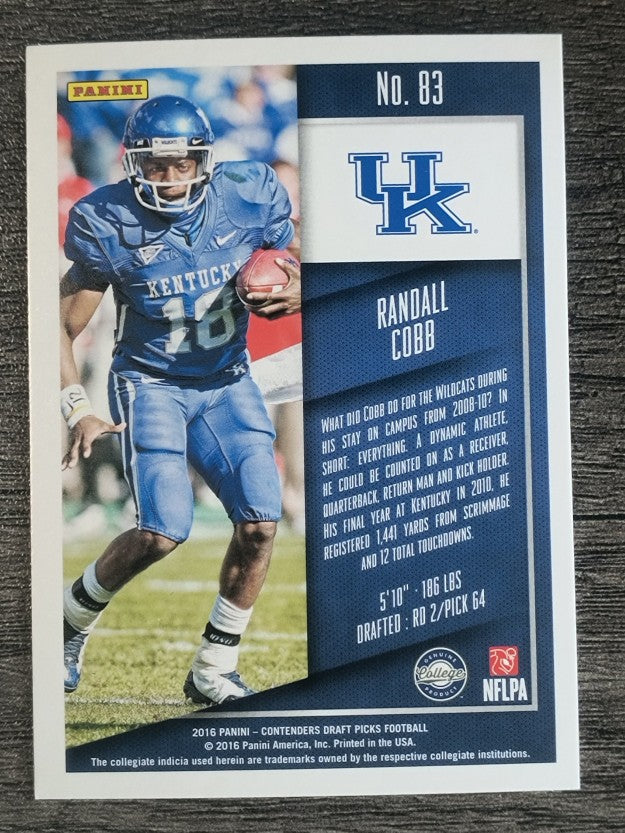 2016 Panini Contenders Draft Picks #83 Randall Cobb