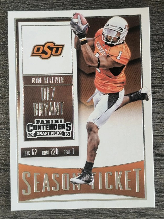 2016 Panini Contenders Draft Picks #32 Dez Bryant