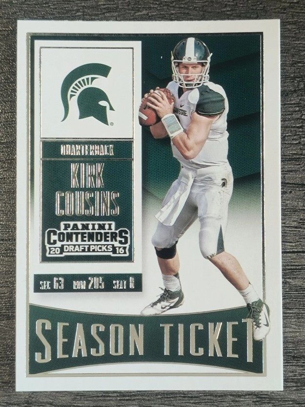 2016 Panini Contenders Draft Picks #62 Kirk Cousins